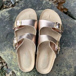 Cat & Jack Rose Gold Sandals - Size 4
